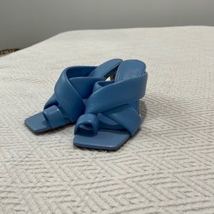 Zara Sky Blue Sandals Size 37